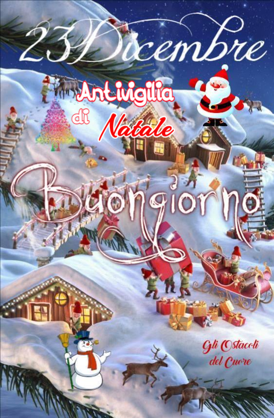 buongiorno antivigilia di natale