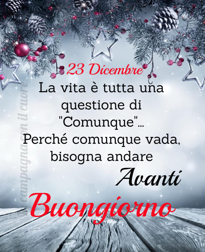 Buona Antivigilia di Natale