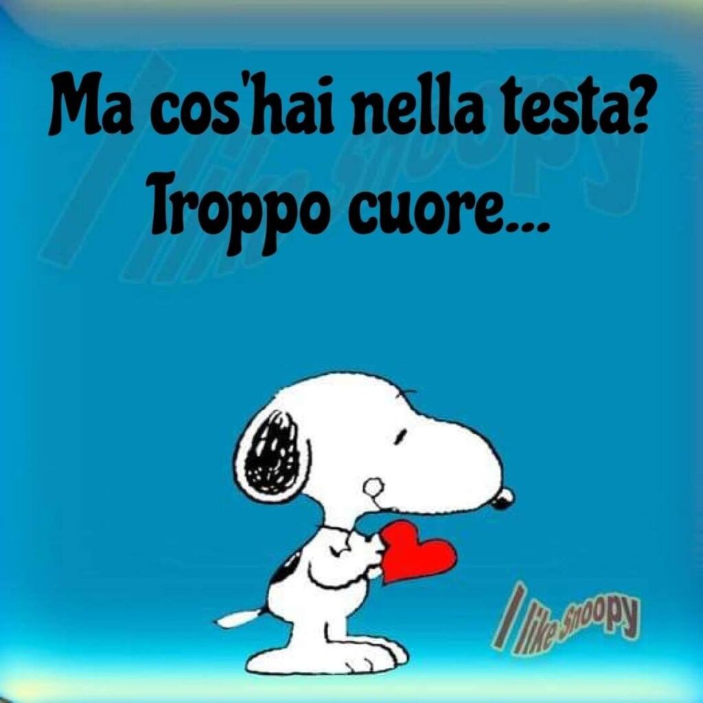 frasi nuove Snoopy