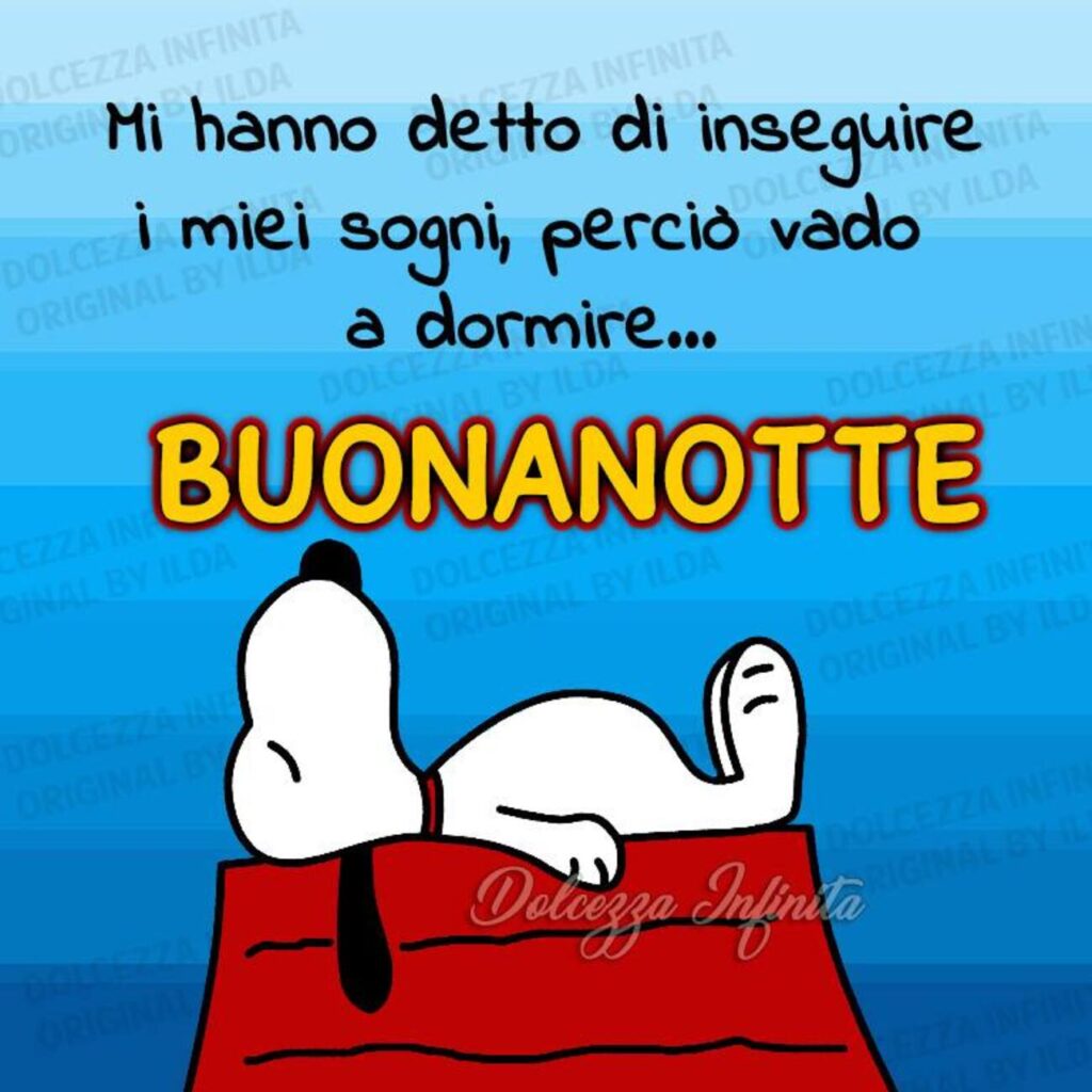 buonanotte Snoopy